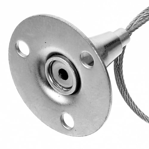 Perchas de cable de acero antideslizantes para evitar caídas de cuadros y paneles 8