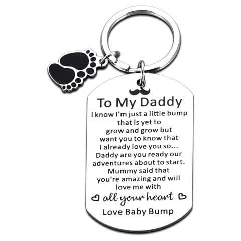 GGOJAGST New Dad Keychain Cover
