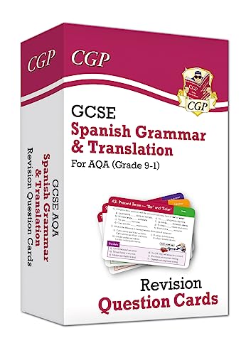 New Grade 9-1 GCSE AQA Spanish: Grammar & Translation Revision Question Cards (CGP GCSE Spanish 9-1 Revision)