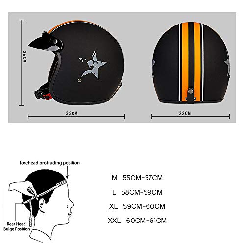 Casco de motocicleta retro en negro elegante con barra de barbilla para moto eléctrica 2