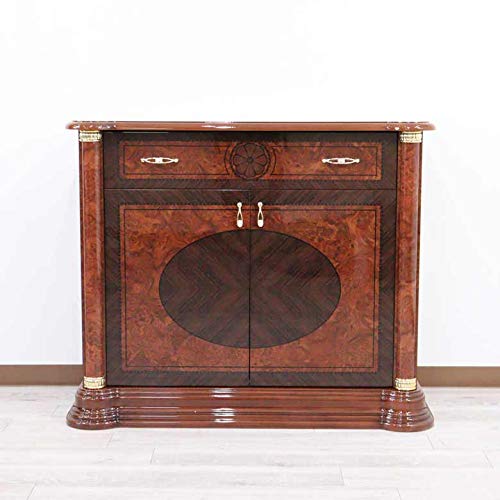 Amazon｜サルタレッリ フローレンス 2ドアキャビネット(食器棚/カップ