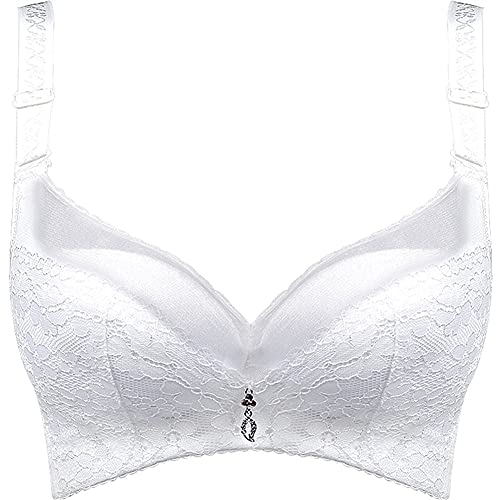 Bralette push up blanche grand confort : fini les armatures blessantes pour la taille 75A