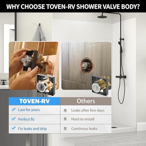 R10000 UNBX Universal Tub and Shower Valve Body for Delta MultiChoice for Tub Faucet Trim Kits, Universal Multifunction Rough in Valve Brass Body Single or Dual Function Shower