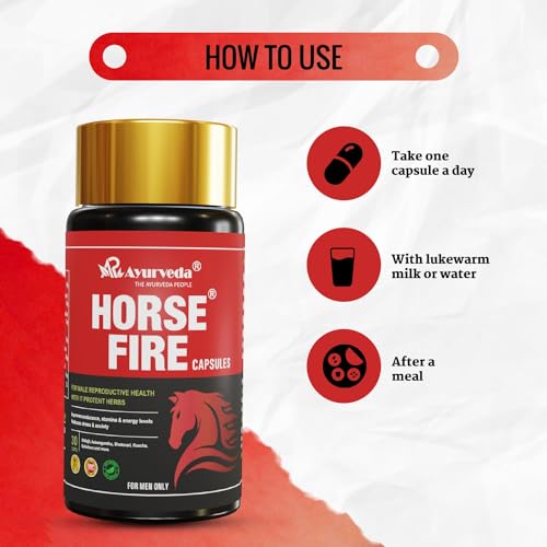 Image of Capsule (Pack of 60) & Horse Fire Ayurvedic Massage Oil For Men| Shree Gopal Tail - 25ml