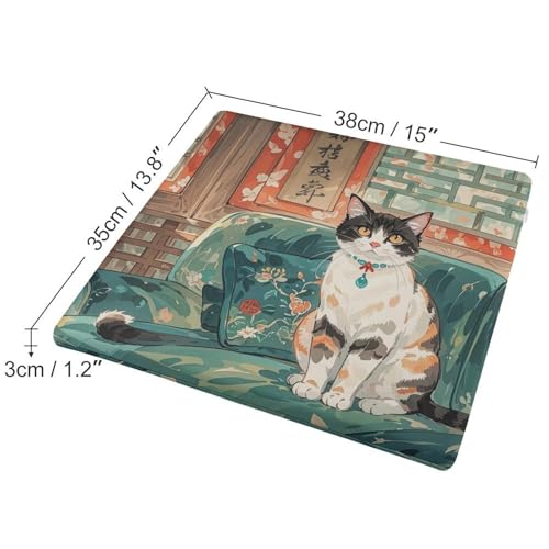 Coussin de sol de méditation chat pour pique-nique confort