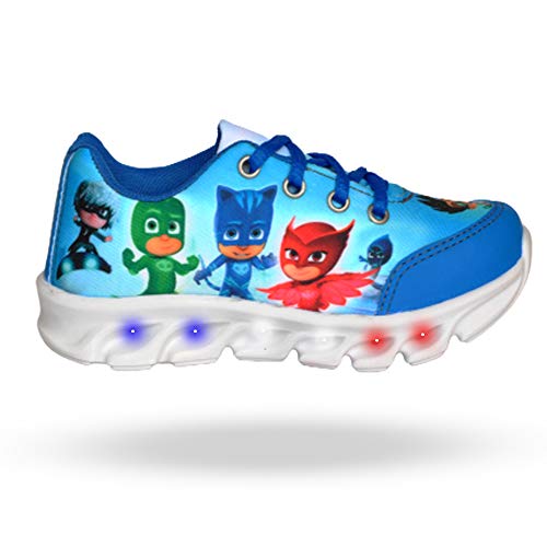 Tênis Infantil Led Luzinha Pj Masks Personagem Lançamento Meninos (28)