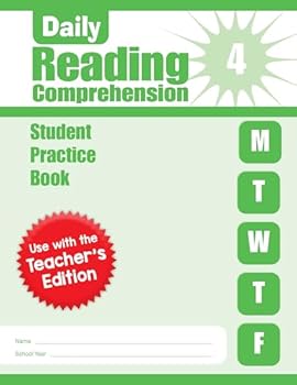 Paperback Evan-Moor Daily Reading Comprehension, Grade 4 Student Workbook Book