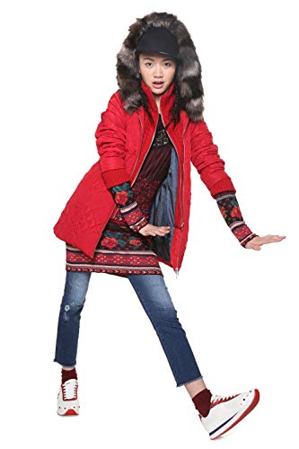 Manteau Desigual MACA taille 40 pour femme veste longue noire