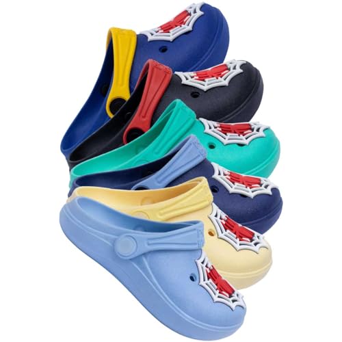 Babuche Infantil Menino Chinelo Iate Calce Facil Leve 12.36 (Azul Marinho, BR, Criança de 9 a 12 ano
