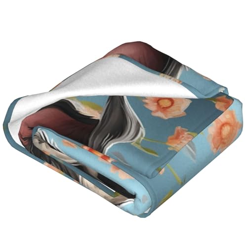 Couverture amusante pour canapé en microfibre douce et finitions premium
