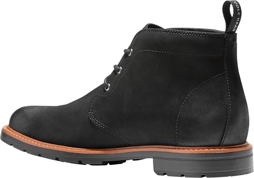 Cole Haan Cole Haan Men's Chamberlin Grand Chukka Boots, Black Nubuck/Black Water Resistant, 9-M US