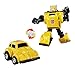 TRANSFORMERS Missing Link C-03 Bumble Action Figure - Classic Retro Collectible - Articulated Bumblebee Toy, Authentic Detailing - Bumble Transformer Toy - Ideal for Fans & Collectors, Yellow