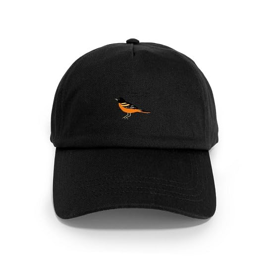 CafePress Baltimore Oriole Cap Unique Adjustable Baseball Hat Black