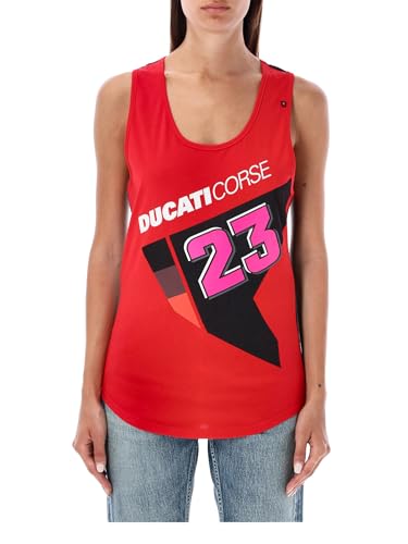 Débardeur Ducati Corse Bastianini rouge taille XL pour femme passionnée