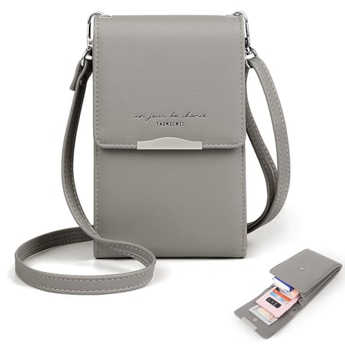 Katech Damen Kleine Umhängetasche, Multifunktionale Handytasche Citytasche...