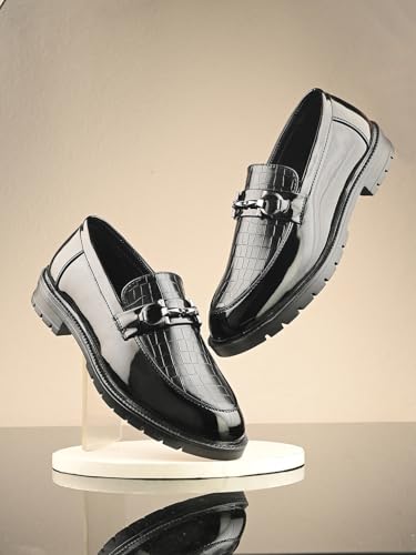Image of Massari PU Leather Loafers Shoes for Men