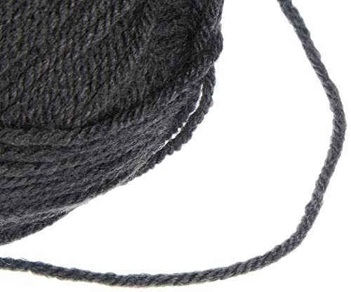 Image of Lion Brand Yarn (1 Skein Vanna's Choice Yarn, 2 Pack, Charcoal Grey