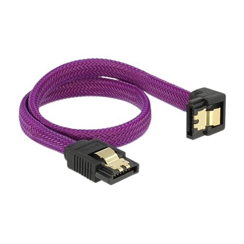 Cable SATA 3.0 7 pines 0.5 m con funda de nylon miniatura 4