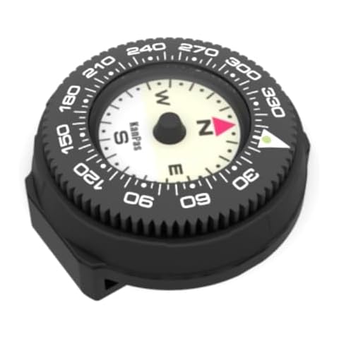KanPas Mini Button Map Compass with Turnable Bezel for Watchband Every Day Carry Cover