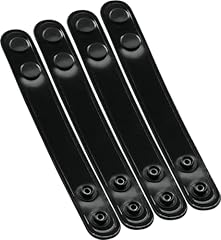 High Gloss Leather Black Snaps