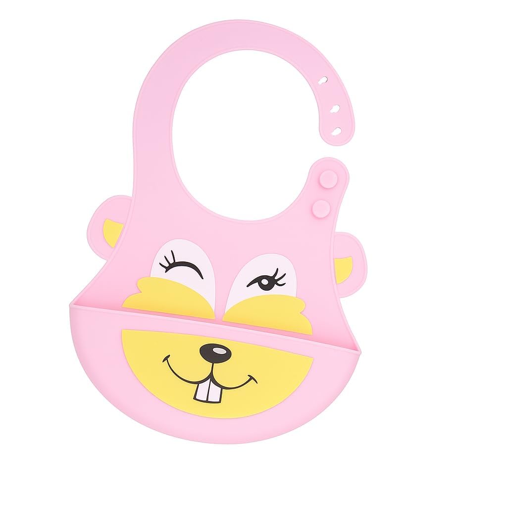 Secure Steps BabyBibs | Waterproof Spill Resistant Bib, Baby Apron With Bib, Silicone Baby Bibs for 6 to 36 Months, Fastdry Bibs, Soft Silicon Bibes Set | Adjustable Neckline | Pack of 1-image-9