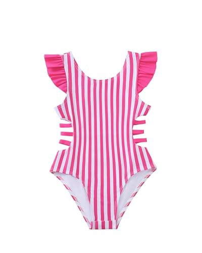 Image of Mioglrie Toddler Baby Swimsuit Girl Bathing Suit Girl 2T 3T 4T 5T 6T Girls One Piece Swimsuits Color Block Swimwear