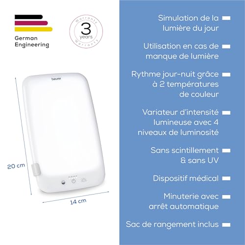 Lampe de luminotherapie BEURER TL 35 10 000 lux LED - vue 7