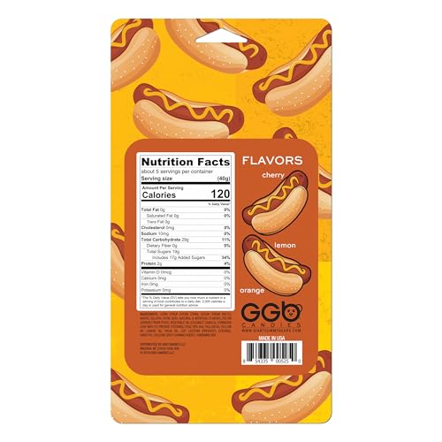 Gomitas Gummy Hotdog sabor cereza y frutas 7 oz miniatura 2