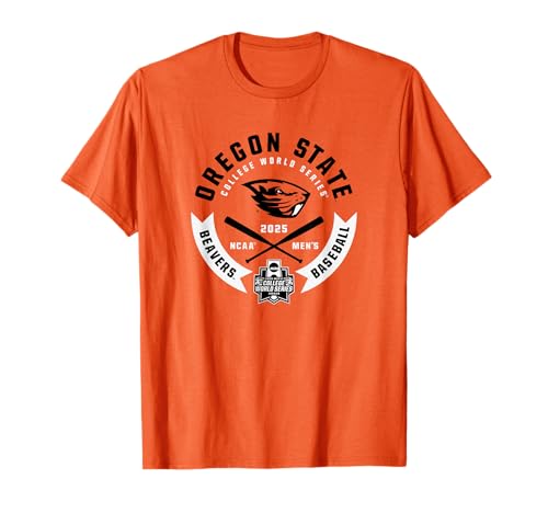 Oregon State Beavers College World Series 2025 Orange T-Shirt