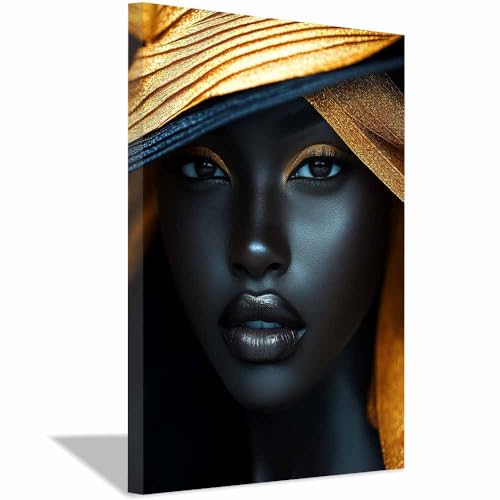 Tableau femme africaine pour décoration murale de chambre
