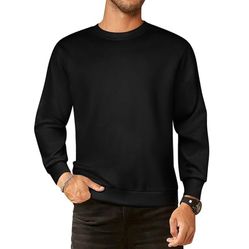 Custom Crewneck Sweatshirt for Men Design Your Own Image Text Personalized Cotton Pullover Hoodies Front Print3