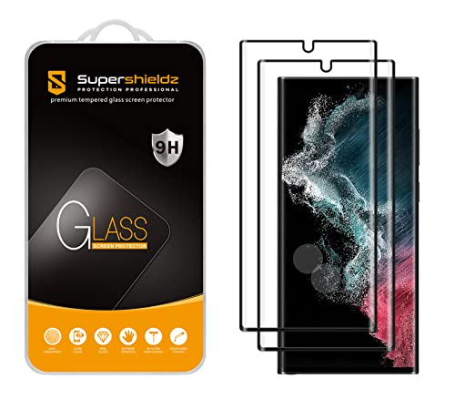 Verre trempé Galaxy S22 Ultra 5G sans bulles Supershieldz protection 3D anti-rayures