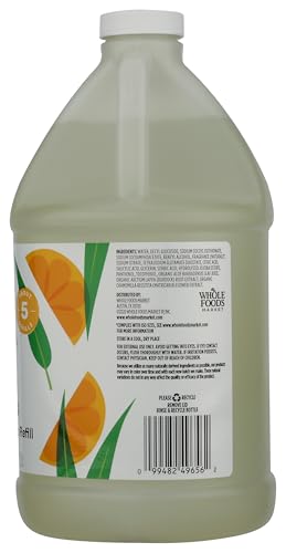 Image of 365 by Whole Foods Market, Foaming Hand Soap Refill, Satsuma & Euclyptus, 64 Fl Oz