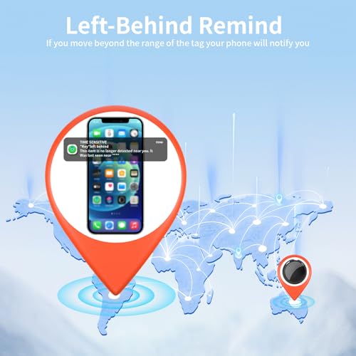 Image of 2 Pack Mini GPS Trackers for Vehicles Work with Find My (iOS Only) Real Time Car Tracker Tags Hidden Car Locator Tracking Device Global Coverage No Monthly Fee or Subscription No SIM Card Required