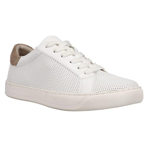 VANELi Womens Coyle Perforated Lace Up Sneakers Shoes Casual - Off White2