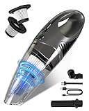 TANYO Aspirateur à Main sans Fil, 11000PA Aspirateur Voiture Puissant avec Moteur sans Brosse, 4 en 1 Aspirateur de Table avec Filtre HEPA, Mini Aspirateur pour la Maison, Le Bureau, la Cuisine