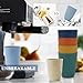 Homienly Plastic Cups Alternatives Unbreakable Drinking Glasses Wheat Straw Cup Sets for Kitchen Camping Party RV Stackable Water Tumblers Dishwasher Freezer & Microwave Safe 6 PCS (12OZ, Multi)
