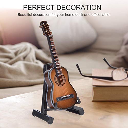 Oumefar Modèle de Guitare Miniature 8 cm modèle de Guitare en Bois Maison de poupée Instrument de Musique Petit… - Les Beatles, Paul McCartney, John Lennon, RIngo Starr, George Harrison Oumefar Modèle de Guitare Miniature 8 cm modèle de Guitare en Bois Maison de poupée Instrument de Musique Petit… – Image 4