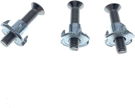 Dopro Pack of 20 Guitar AMP Handle Bolts Guitar Amplifier Handle Nuts and Screws