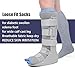 Walking Boot Socks Replacement Sock Liner for Orthopedic Walking Boots Walker Brace for Men Women, Seamless Breathable Medical Tube Cast Boot Surgical Leg Cover, 5 Pairs