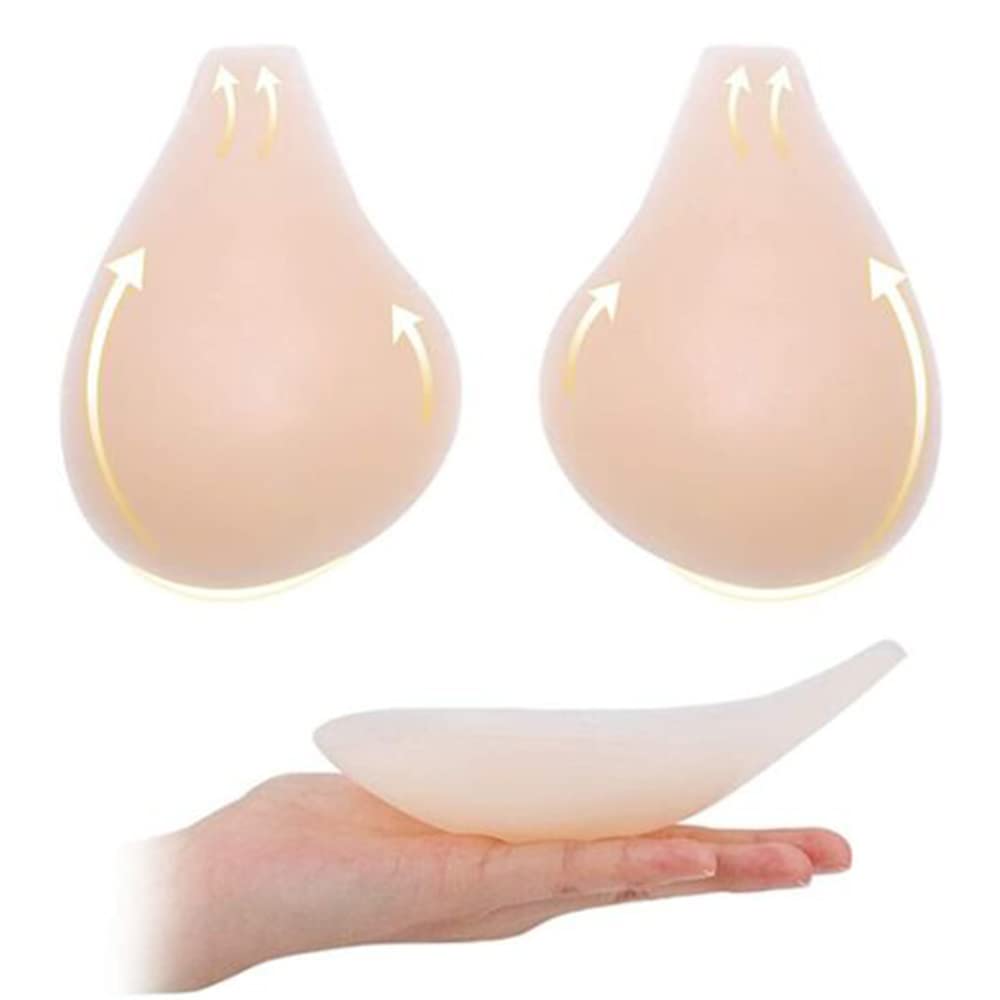 Nipple Covers Adhesive Bra Invisible Push up Sticky Bra Silicone Pasties for Women - Reusable Silicone Nipple Sticker