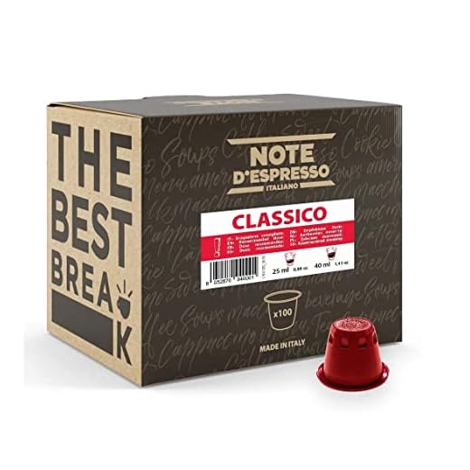 Note d'Espresso - Clásico - Cápsulas de Café - Compatibles con Cafeteras NESPRESSO* - 100 caps