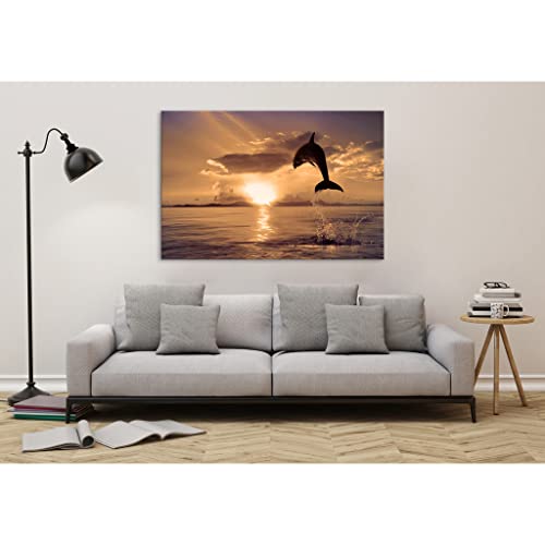 Tableau de nature fluorescent grand format 80x120 pour déco murale moderne - 3