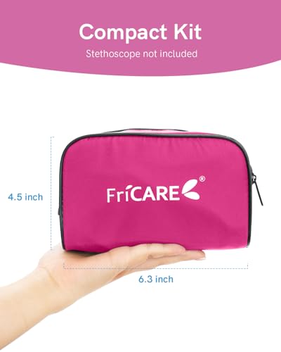 Image of FriCARE Pink Manual Blood Pressure Cuff for Nurses /Nursing /Medical Students