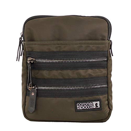 Coronel Tapiocca Bandolera City Tapioca  Bolso Hombre  Verde Caqui  20x25x10 cm