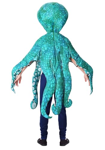 Disfraz de pulpo azul para niños unisex miniatura 2