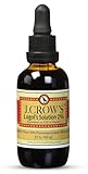 J.CROW'S® Lugol's Solution of Iodine 2% 2 oz (1 Bottle) – Premium Iodine & Potassium Iodide Liquid, Gluten &, Alcohol-Free Natural Brine Extract, No Expiration