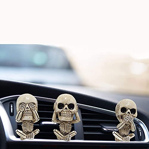 Sugar Skull Car Accessories For Women, Men, Teens, Skull Air Freshener Car, Car Skull Decor, Hippie Car Accessories, Car Decorations, Cool Car Accessories Interior For Women, Car Fresheners For Men #TOP7