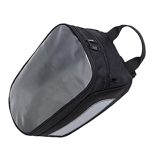 Sacoche de moto magnétique pour réservoir essence étanche et compartimentée