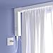 WiFi Smart Curtain Track, Electric Curtains with Remote Compatible with Alexa & Google Home, Tuya App Control, Motorized Track for Automatic Curtains (2.1M (82.6inch))